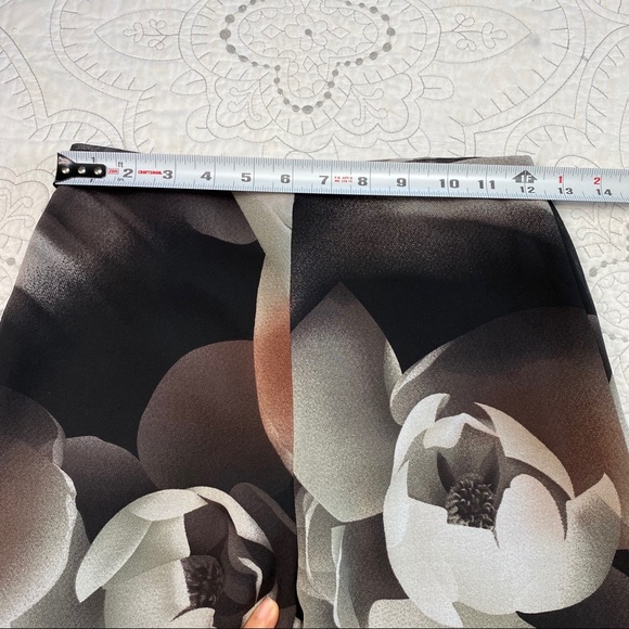 High Waist Wide Leg Floral Sheer Pants - Picture 10 of 14